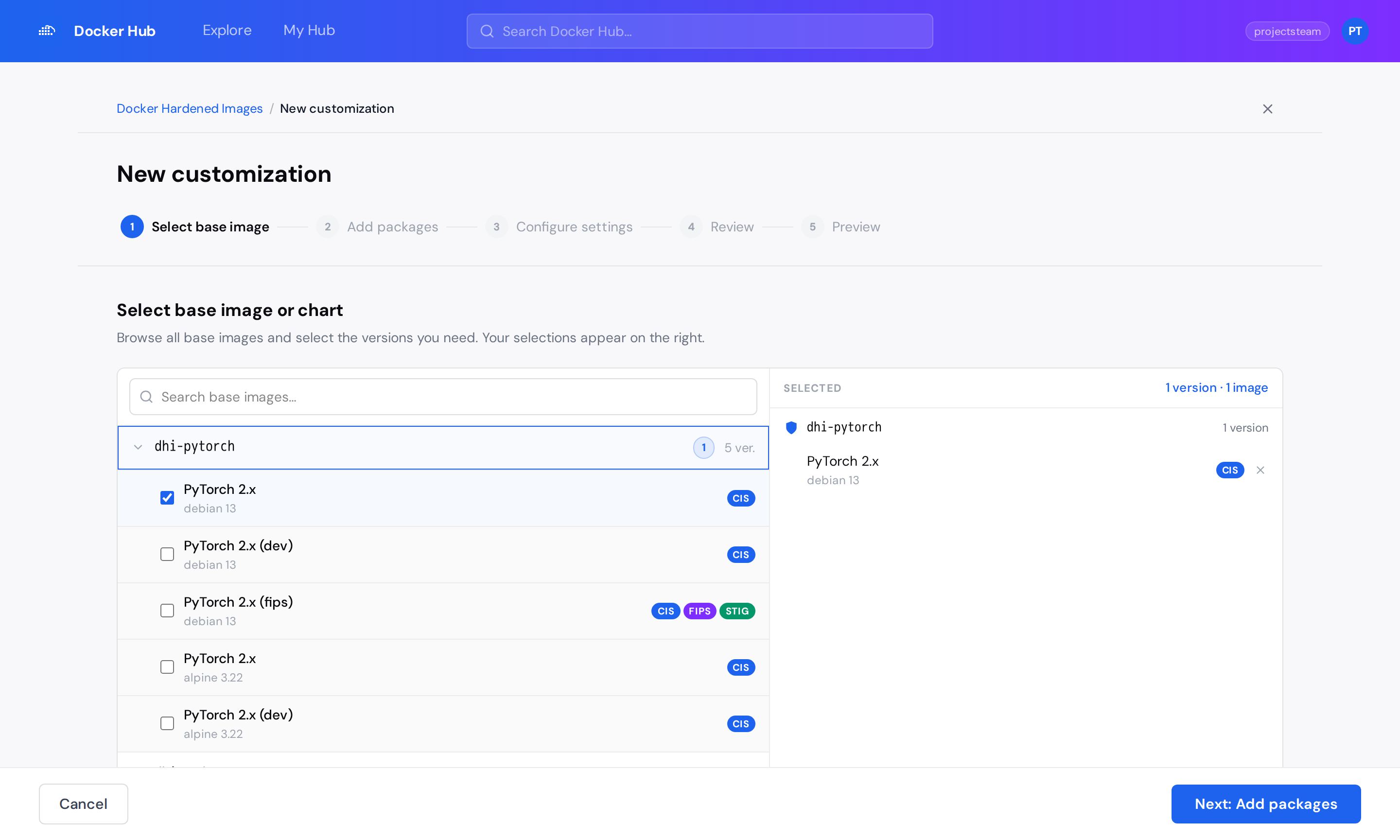 Bulk Customizations — the five-step customization wizard